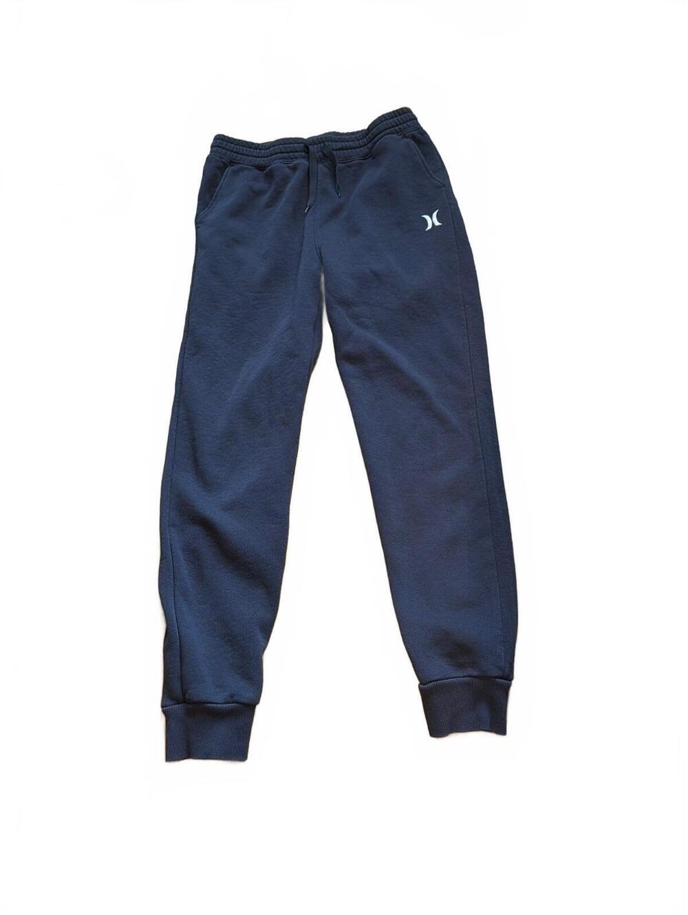 Hurley Boys 14 Black Joggers Sweatpants Kids Large Activewear Pants 14/16